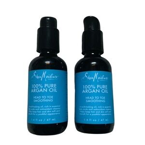 2~Shea Moisture 100% Pure Argan Oil (1.6 oz each)